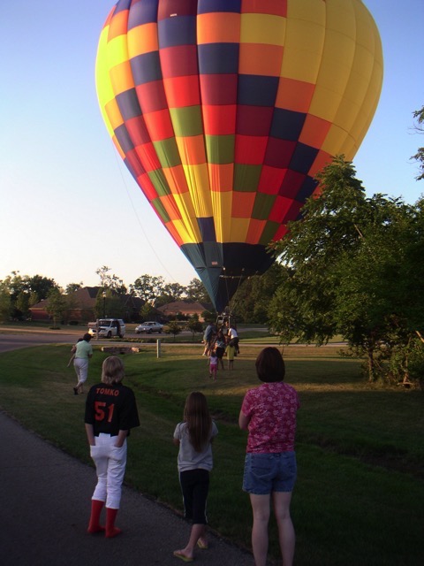 Balloon lands in the 7500 Block of Old Woods Ct