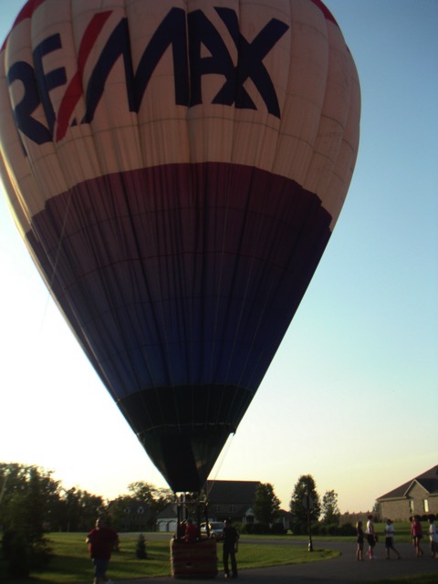 A second balloon lands in the 7500 Block of Old Woods Ct